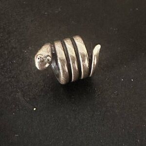 925 ALE PANDORA Sterling Silver Coiled Snake Charm 790171